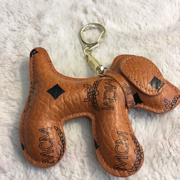 mcm keychain dog